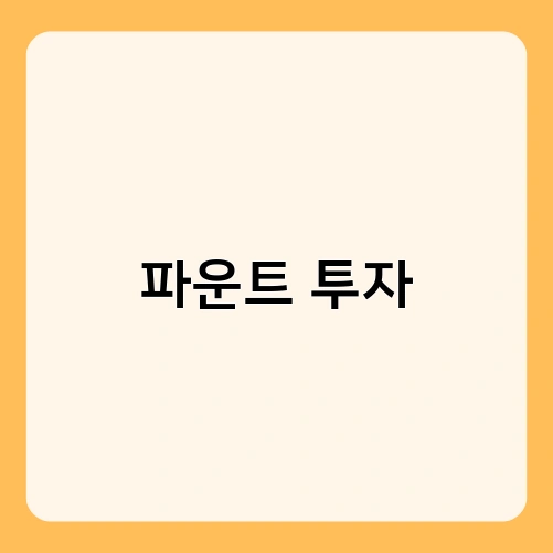 파운트 투자 1