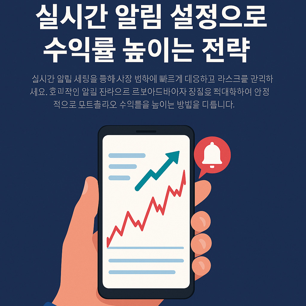 로보어드바이저 실시간 알림 설정